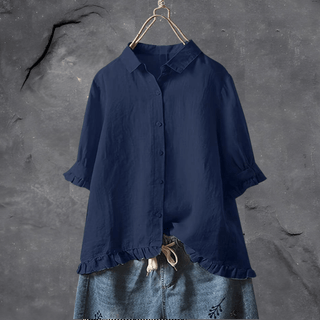Elisabeth - Stijlvolle Katoenen Blouse