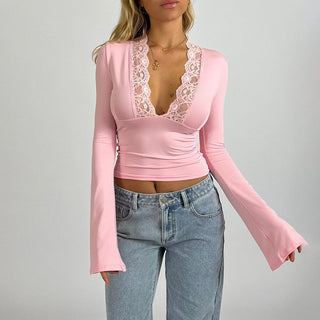 Celina - Trendy Lace Top