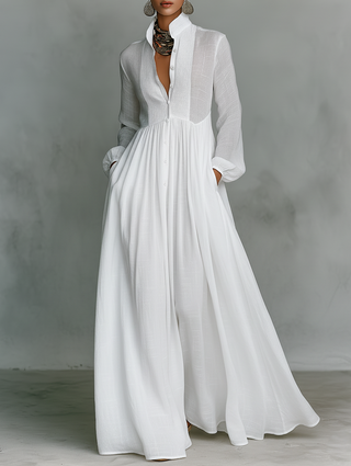 Elisa – Vestido Maxi Patchwork