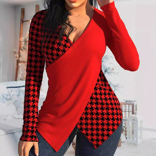 Cyra - Chique Colour Block Top