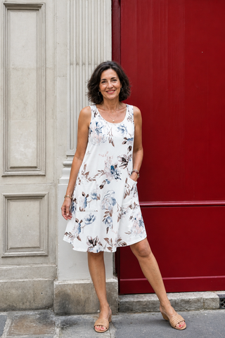 Vestido de verano Auselily, sin mangas.