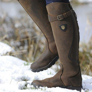 Maya | Botas de equitación de cuero impermeable