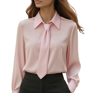 Dames Getailleerd Blouse – Met Knopen, Geschikt voor Werk en Dagelijks Gebruik