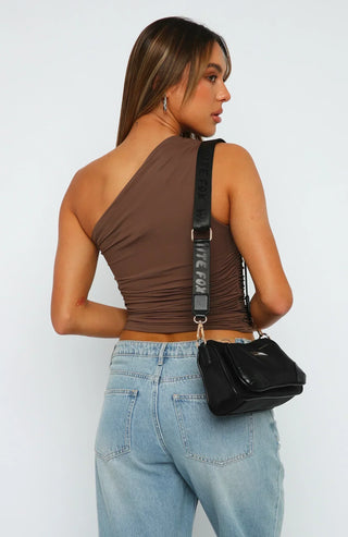 Imaya - Gedraaide One-Shoulder Top