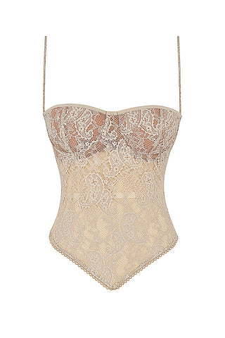 Helisette - Elegante Kanten Bustier-Top