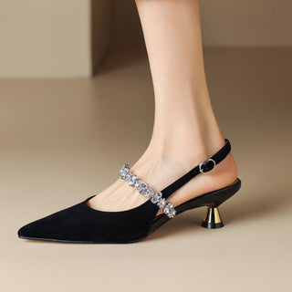 Zapatos de Tacón Bajo Elegantes Crysel