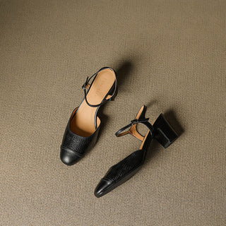 Tacones de Cuero Auténtico Valery