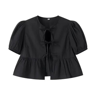 Lisse - Casual Crop Top van Comfortabele Katoenmix