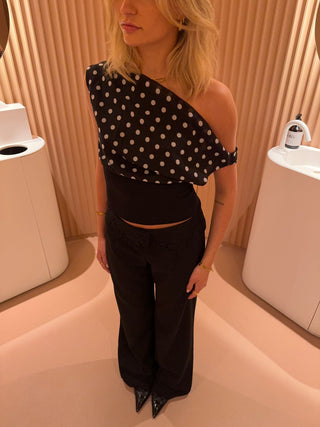Lina - Polka Dotted Top
