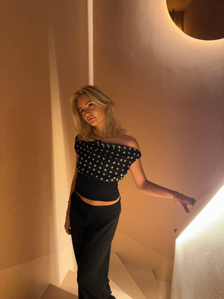 Lina - Polka Dotted Top
