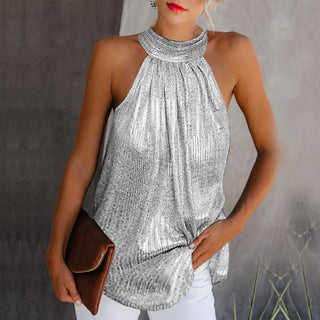 Gwenna - Luxe Mouwloze Haltertop