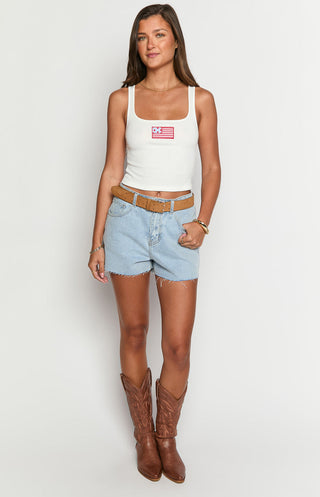 Shorts Vaqueros Winnie Star de Lavado Claro