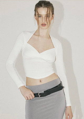 Heliviane - Witte Cropped Top