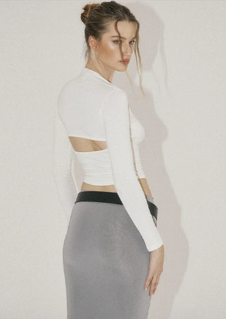 Heliviane - Witte Cropped Top