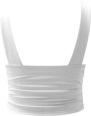 Giselle - Stijlvolle V-hals Mouwloze Top