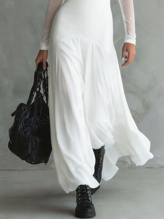 Lunaria™ | Vestido Largo de Tul Negro con Encanto Etéreo