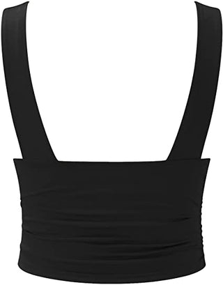Giselle - Stijlvolle V-hals Mouwloze Top
