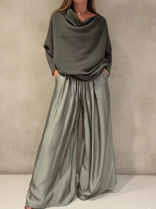Gala – Conjunto elegante con hombros descubiertos