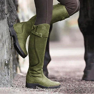 Maya | Botas de equitación de cuero impermeable